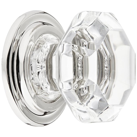 Patioplus Old Town Clear 1.75 in. Cabinet Knob, Bright Nickel PA2056025