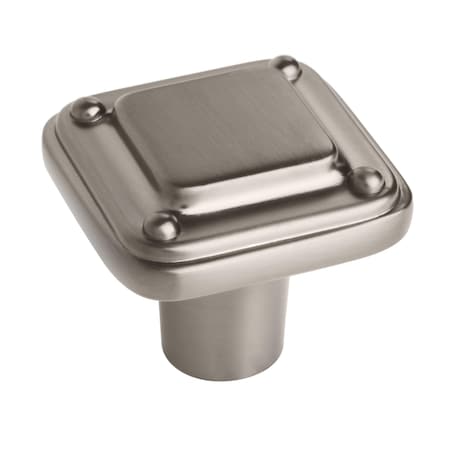 Amerock Jolene 1-3/16 in 30 mm Length Black Brushed Nickel Cabinet Knob BP33308BBN