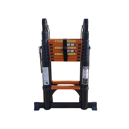 Wrightmaster 16.5 ft. Reach Aluminium Alloy Telescoping Multi-Position Ladder, 330 lb. Load Capacity ZOR-AF-16.5-BLO