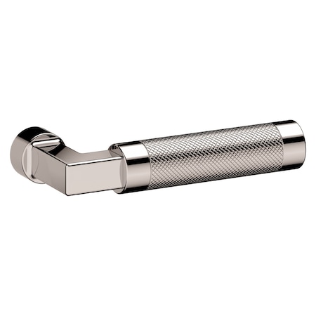 Baldwin Baldwin Pair L030 Knurled Lever Less Rose Lifetime Bright Nickel Finish L030055MR