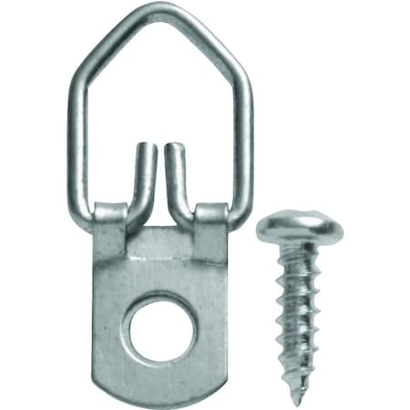 Ook Picture Hanger, 30 lb, Steel, Zinc 50206