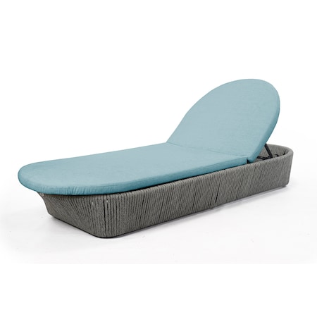 Skyline Design Boston Chaise Lounger with Sunbrella Cushion 24163-LGFRD-CUSH/SU-735