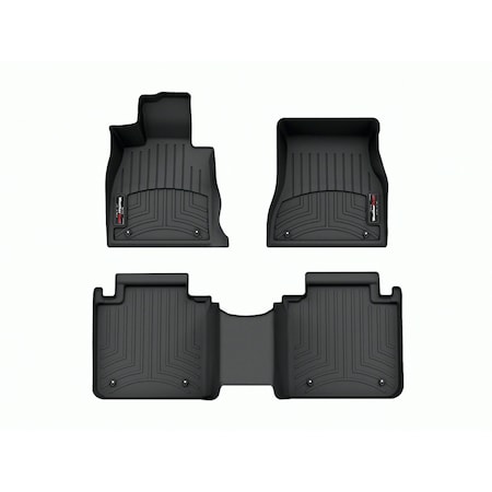 Weathertech Black, Front and Rear Floorliners 441790-1-3