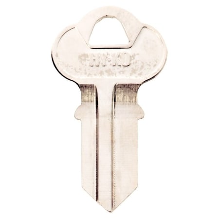 Hy-Ko Key Blank, Brass, Nickel, For: Chicago CG2 Locks 11010CG2