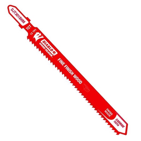 Diablo Wood Demon 4 5/8 in. Carbide T-Shank Jig Saw Blade 12 TPI DJT301BHM