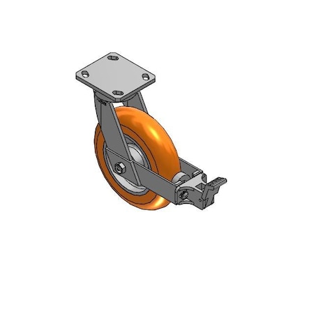 Albion -8x2-max-efficiency-orange-Caster 110AN08228SFBB
