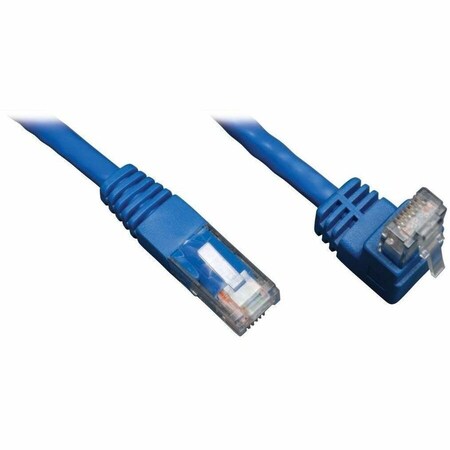 Eaton Tripp Lite Series Up-Angle Cat6 Gigabit Molded UTP Ethernet Cable RJ45 Right-Angle Up M to RJ45 N204-003-BL-UP