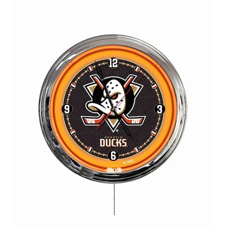 Holland Bar Stool Anaheim Ducks 16 LED Wall Clock ClkL16