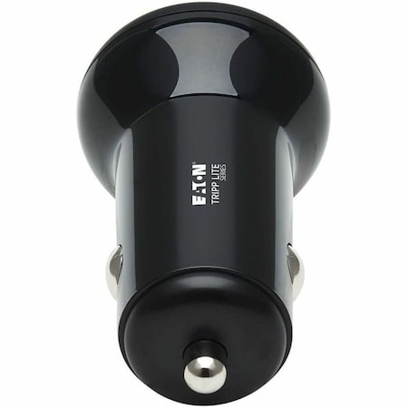 Tripp Lite USB CAR CHARGER DUAL-PORT 24W CHARGING USB C USB-A QC 3.0 BLACK U280-C02-24W-1B