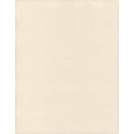 Elevate Packaging 8.5 x 11 in. Compostable Full Sheet Labels, Blank Layflat Sheets, Sugarcane, 25PK LC1772