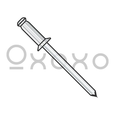 Oxoxo 3/16X.12-.25 Countersunk Stainless Steel Rivet WIth Steel Mandrel, 5000PK 372613