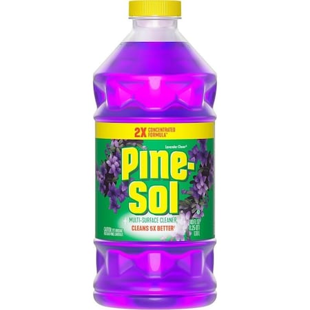 Pine-Sol Multi-Surface Cleaner and Disinfectant, 40 oz, Bottle, Liquid, Lavender Clean 10041294601662