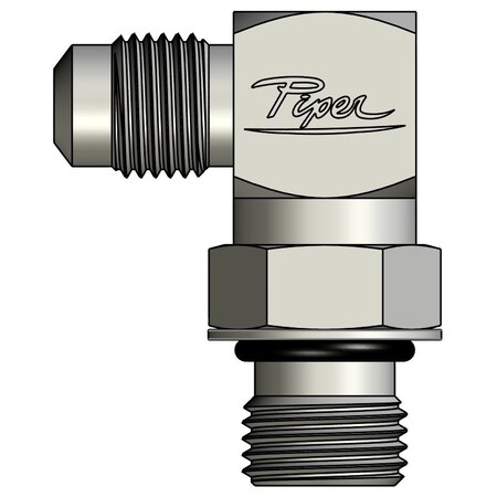 Piper Male JIC to Male O-Ring Boss Adjustable 90 Degree Elbow 5/8in. Male JIC-3/4in. Male O-Ring Boss 0790-10-12