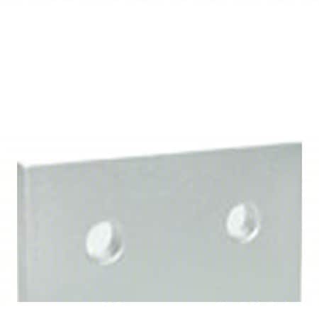 Faztek JoiningPlate, Aluminum, Clear, 3in, 3in 15JP4504