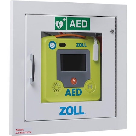 Zoll AED Fully-Recessed Wall Cabinet w/ Alarm 8000-001258