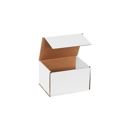 Bubblefast 50-8 x 6 x 5'' White Corrugated Mailers, 50PK BFM865