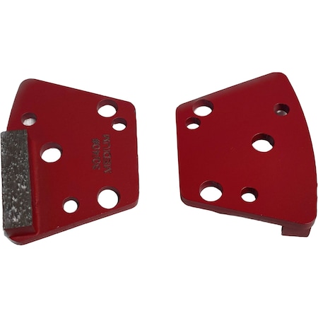 Vantage Product Diamond Grinding Disc for Trapezoid Grinders, 1 Bar Segment, 30/40 Grit, Medium Bond M-TQC10-1B3040-M