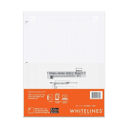 Roaring Springs Roaring Spring  8.5 x 11 in. Whitelines Engineering Computation Pad, 24PK 17030