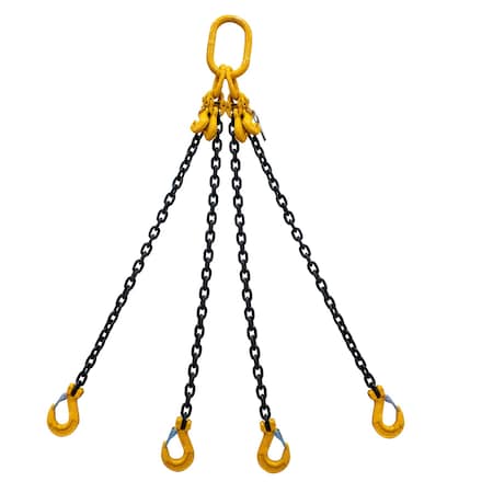 Starke Chain Sling, 5/16in, G80, Sling Hook, with Chain Adjuster, 2 ft SCSG80516-4LSA-2