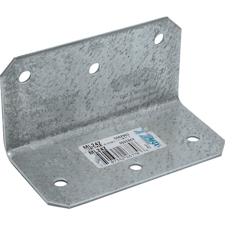Simpson Strong-Tie ZMAX 2'' x 4'' 12 ga Galvanized Medium L Angle ML24Z