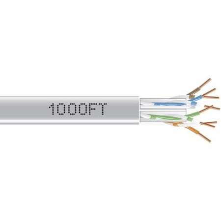 Black Box Gigatrue 550 Cat6 Bulk Pln, Gray, 1000Ft EYN877B-PB-1000