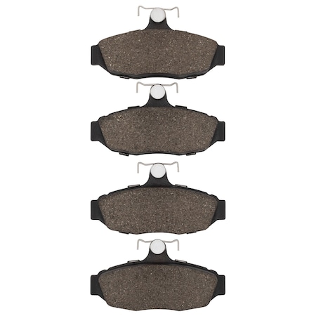 Dynamic Friction Co DFC 5000 Advanced Brake Pads - Semi Metallic 1551-0545-00
