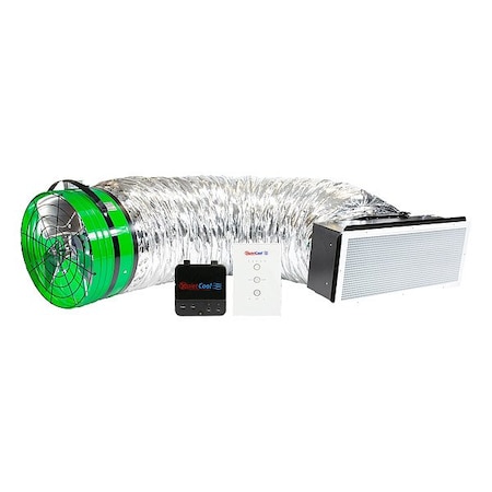Quietcool Whole House Fan, 24" Blade dia. QC ES-7000 RF
