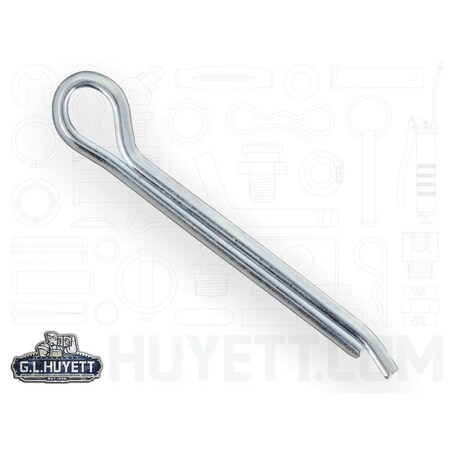 Huyett Hammerlock Cotter Pin, Zinc Plated Carbon Steel, 0.219 in Dia x 2.000 in Effective Length CPHZ-218-2000
