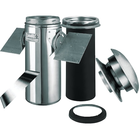 Selkirk Sure-Temp 6'' Stainless Steel Pitched Ceiling Chimney Support Kit 206621