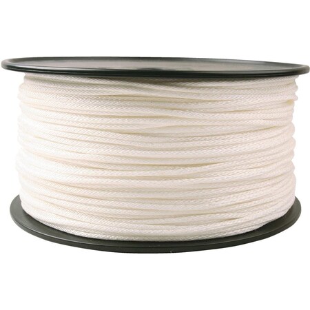 All-Source 5/32 In. x 1000 Ft. White Braided Nylon Rope 768388