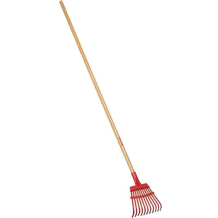 Corona Tools Shrub Rake, 11 Tines, 54 in L Wood Handle RK 62000