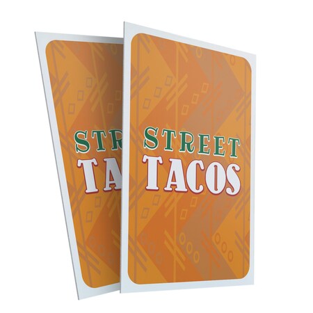 Signmission Street Tacos, Plastic Signs Only 24 Inch x 36 Inch, Corrugated Plastic, 2PK CSB-2436-2PACK-30425