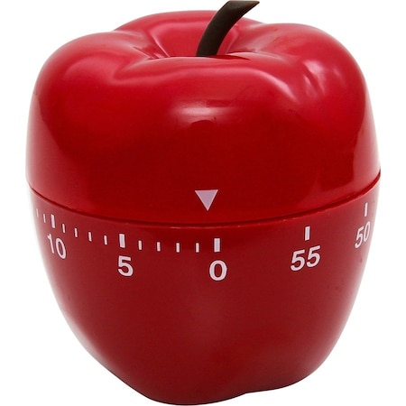 Baumgartens Apple-Shaped Timer, Red, 3PK 77042