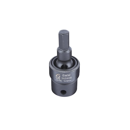 Sunex 3/8 in Drive 8Mm Universal Hex Bit Driver Impact Socket 365908