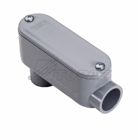 Topaz Conduit Body, Type LB, PVC, 3-1/2" 1149