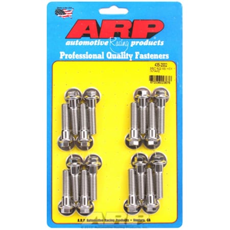 Arp 4352002 Bb Chevy 502 Stainless Steel Hex Intake Manifold Bolt Kit A14-4352002