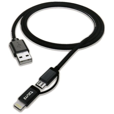 Tzumi 3 foot Micro-to-Lightning USB Cable For Charging lets you connect almost any smartphone, tablet, or 4605NR