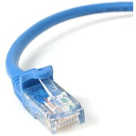 Ezgeneration Cat. 5E UTP Patch Cable 3ft 1 x RJ-45 1 x RJ-45 Patch Cable Snagless Blue EZ735381