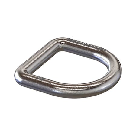Austin Hardware D-RING ONLY 0.500 INCH 12000 LBS ZINC CLEAR BOLT ON LR-0500-R1-ZN