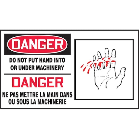 Accuform BILINGUAL FRENCH LABEL  OPERATION FBLEQM023XVE
