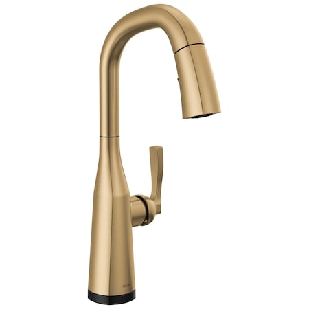 Delta Stryke Touch2O Bar / Prep Faucet With Touchless Technology In Lumicoat Champagne Bronze 9976TL-CZ-PR-DST