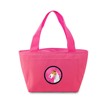 Carolines Treasures Pink Fox Terrier Zippered Insulated School Washable And Stylish Lunch Bag Cooler SS4754-PK-8808