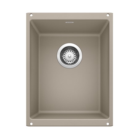 Blanco Bar Sink, 1 bowl, Silgranit, 18.11 in W x 13.75 in L x 7.87 in H 517676