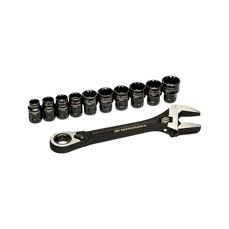 Gearwrench Adjustable Wrenches & Sets, Alloy Steel GWPTAW8