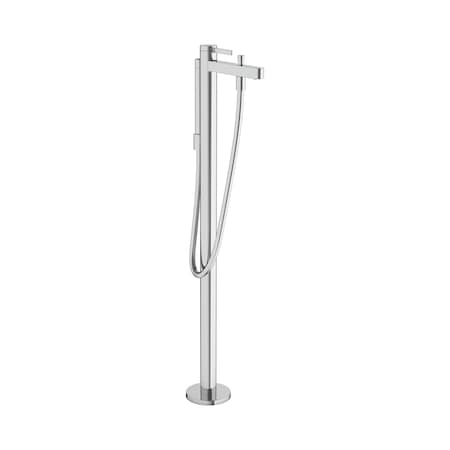 Hansgrohe Finoris Freestanding Tub Filler Trim with 1.75 GPM Handshower in Chrome 76445001