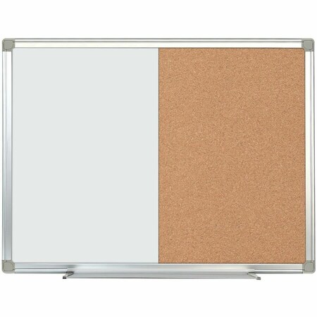 Lorell Dry Erase/Cork Combination Board, 24"W x 18"H 19290