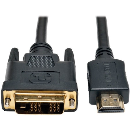 Tripp Lite HDMI to DVI Cable, HDMI, DVI-D M/M, 20ft P566-020