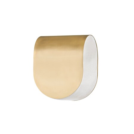 Hudson Valley Lighting Briarwood 1 Light Wall Sconce 6.5 In. Aged Brass 3608-AGB