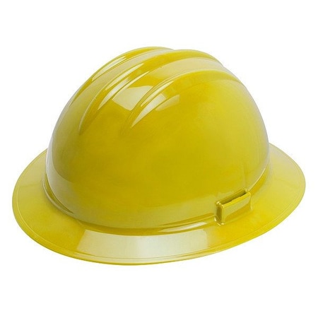 Bullard Hard Hat, Full Brim, Yellow 35YLR
