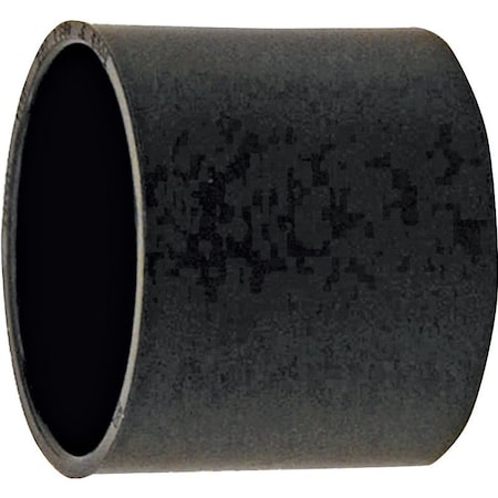 Genova CANPLAS Pipe Coupling, 2 in, Hub, ABS, Black, 40 Schedule 103002BC